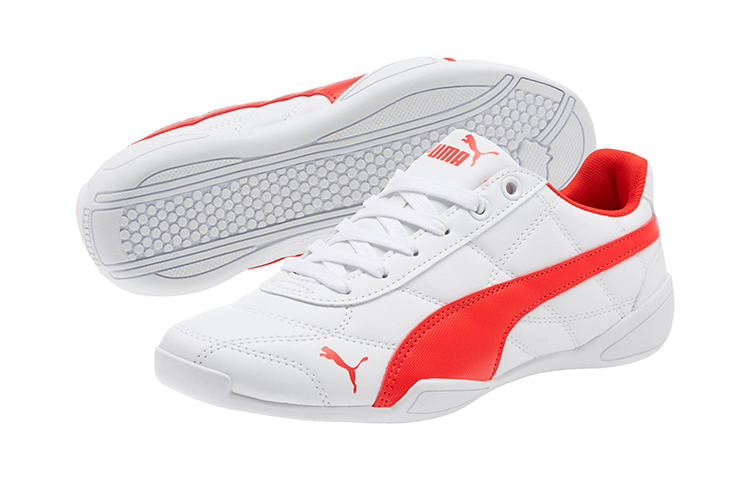 Shop (JR) Puma Tune Cat 3 Low Top Rot Weiß Schuhe 361208-14