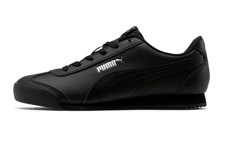 (Youth) Puma Turino Leather 'Black Low-Top' 368594-02