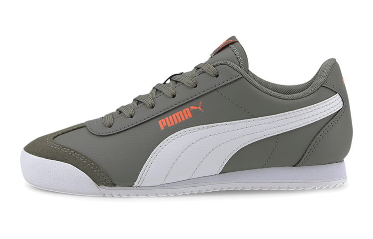 (Youth) Puma Turino Low Top Running Shoes Grey/White 372895-04