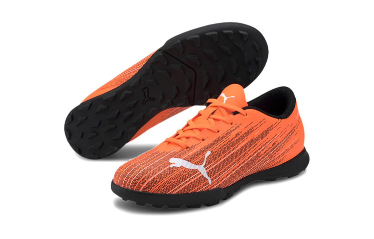 Shop (Youth) Puma Ultra 4.1 TT Jr Football Boots K Black/Orange 106103-01