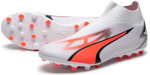 (JR) Puma Ultra Match LL MG Jr 'Putih Oranye' Anak 107515-01 Order (JR) Puma Ultra Match LL MG Jr 'Putih Oranye' Anak 107515-01
