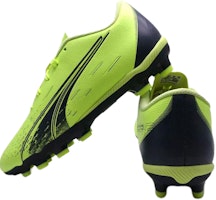大童 PUMA Ultra Play HG/AG 人造草坪 防踢減震 低幫 兒童足球鞋 綠黑 Order 大童 PUMA Ultra Play HG/AG 人造草坪 防踢減震 低幫 兒童足球鞋 綠黑