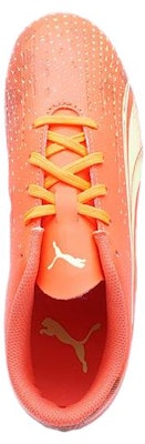 大童 PUMA Ultra Play HG/AG 人造草坪 防滑耐磨 低筒 兒童足球鞋 橙黃 Lookbook 大童 PUMA Ultra Play HG/AG 人造草坪 防滑耐磨 低筒 兒童足球鞋 橙黃