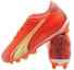 Shop 大童 PUMA Ultra Play HG/AG 人造草坪 防滑耐磨 低筒 兒童足球鞋 橙黃