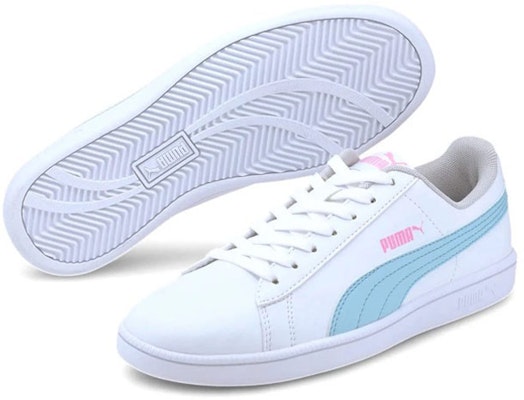 大童 PUMA Up Jr 休閒 防滑耐磨 低幫 兒童板鞋 白藍 Shop 大童 PUMA Up Jr 休閒 防滑耐磨 低幫 兒童板鞋 白藍