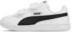 Buy 中童 PUMA Baseline 低幫 兒童板鞋 白黑