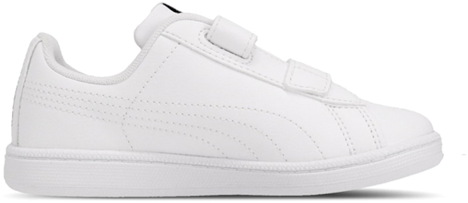 中童 PUMA Baseline 低幫 兒童板鞋 白黑 Order 中童 PUMA Baseline 低幫 兒童板鞋 白黑