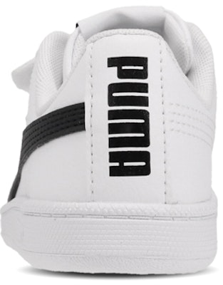 中童 PUMA Baseline 低幫 兒童板鞋 白黑 Shop 中童 PUMA Baseline 低幫 兒童板鞋 白黑