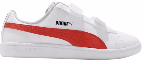 (Youth) Puma Up V Jr 'White Poppy Red' 373602-11 (Youth) Puma Up V Jr 'White Poppy Red' 373602-11