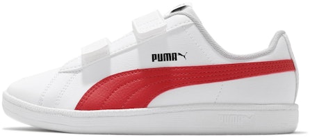 (Youth) Puma Up V Jr 'White Poppy Red' 373602-11 (Youth) Puma Up V Jr 'White Poppy Red' 373602-11