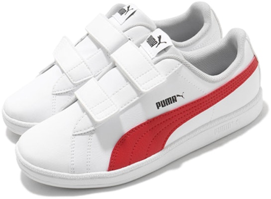 中童 PUMA Baseline 魔術貼 休閒 輕便耐磨 低幫 兒童板鞋 白紅 Lookbook 中童 PUMA Baseline 魔術貼 休閒 輕便耐磨 低幫 兒童板鞋 白紅
