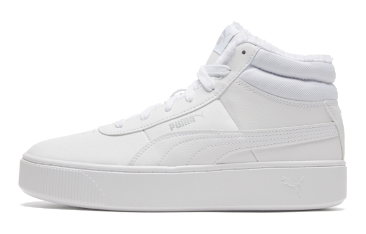 Buy (JR) Puma Vikky Platform 'Bulu Tiruan Putih' 375615-01