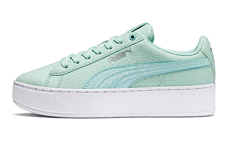 (Youth) Puma Vikky Platform Glit 'Blue' 366856-06