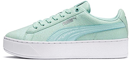 (Youth) Puma Vikky Platform Glit 'Blue' 366856-06 (Youth) Puma Vikky Platform Glit 'Blue' 366856-06