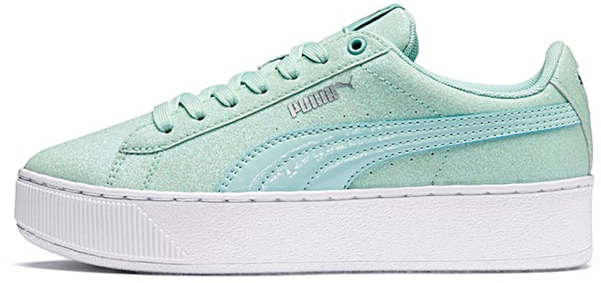 大童 PUMA Vikky 平台閃耀 休閒 低筒 童鞋 翠綠色 Buy 大童 PUMA Vikky 平台閃耀 休閒 低筒 童鞋 翠綠色