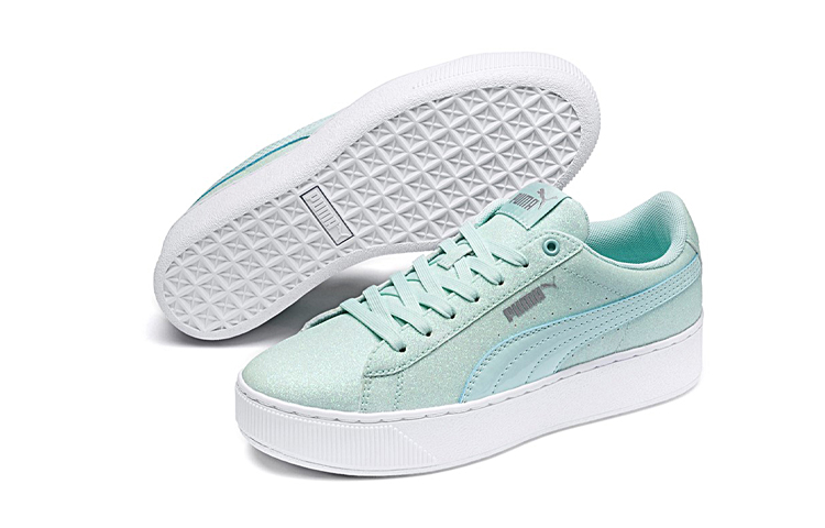 (Youth) Puma Vikky Platform Glit 'Blue' 圖 3