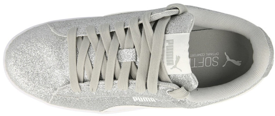 大童 PUMA Vikky Platform Glitz 休閒 低筒 兒童板鞋 銀色 Lookbook 大童 PUMA Vikky Platform Glitz 休閒 低筒 兒童板鞋 銀色