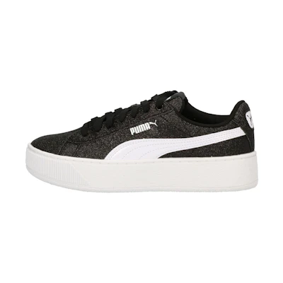 (Youth) Puma Vikky Platform Glitz 'Black White - Kids'