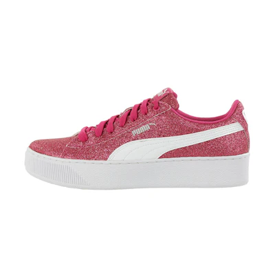 (Youth) Puma Vikky Platform Glitz 'Red Kids'