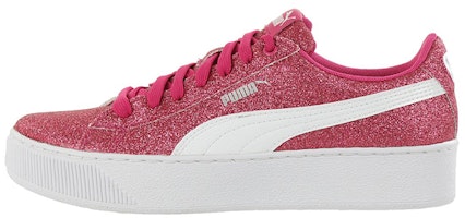 (Youth) Puma Vikky Platform Glitz 'Red Kids' 366856-01 (Youth) Puma Vikky Platform Glitz 'Red Kids' 366856-01