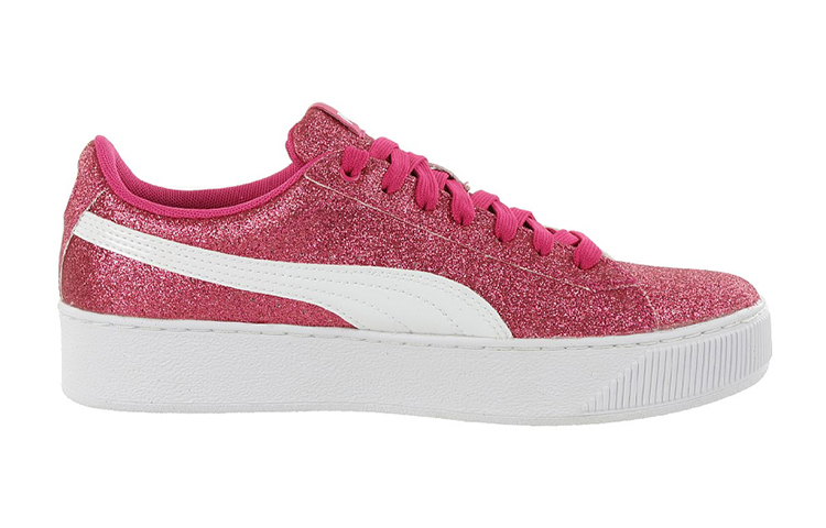 Order 大童 PUMA Vikky Platform Glitz 休閒 低筒 兒童板鞋 紅色