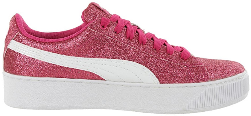 大童 PUMA Vikky Platform Glitz 休閒 低筒 兒童板鞋 紅色 Order 大童 PUMA Vikky Platform Glitz 休閒 低筒 兒童板鞋 紅色