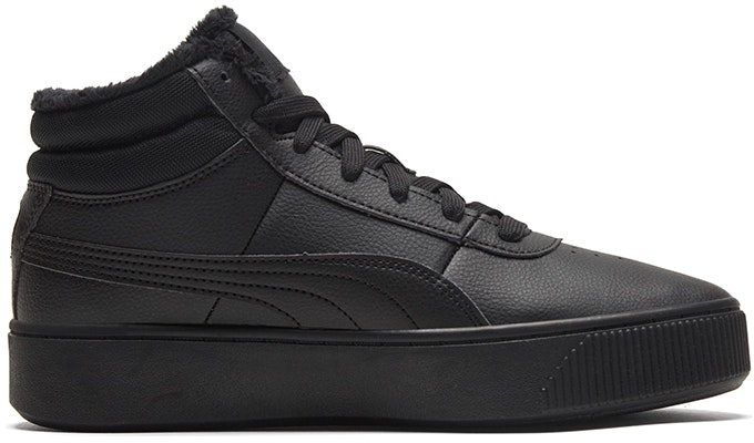 大童 PUMA Vikky 平台 加絨 休閒 保暖 中筒 兒童滑板鞋 黑色 Order 大童 PUMA Vikky 平台 加絨 休閒 保暖 中筒 兒童滑板鞋 黑色