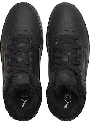 大童 PUMA Vikky 平台 加絨 休閒 保暖 中筒 兒童滑板鞋 黑色 Shop 大童 PUMA Vikky 平台 加絨 休閒 保暖 中筒 兒童滑板鞋 黑色