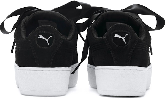 (Youth) Puma Vikky Platform Ribbon JR 'Black White' 367642-03 Shop (Youth) Puma Vikky Platform Ribbon JR 'Black White' 367642-03