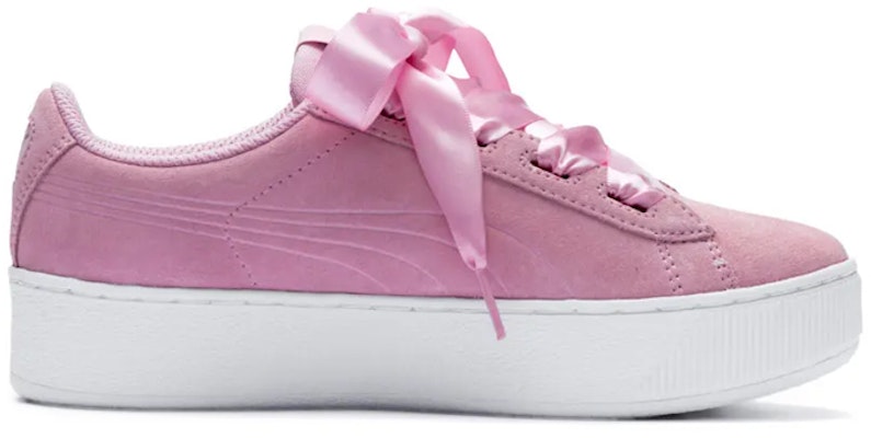 大童 PUMA Vikky 平台 蝴蝶结 Jr 轻便 低帮 儿童板鞋 粉白 Order 大童 PUMA Vikky 平台 蝴蝶结 Jr 轻便 低帮 儿童板鞋 粉白