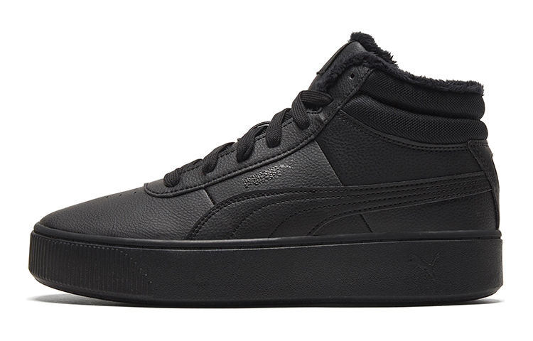 (Youth) Puma Vikky Platform Sneakers Black 375615-02