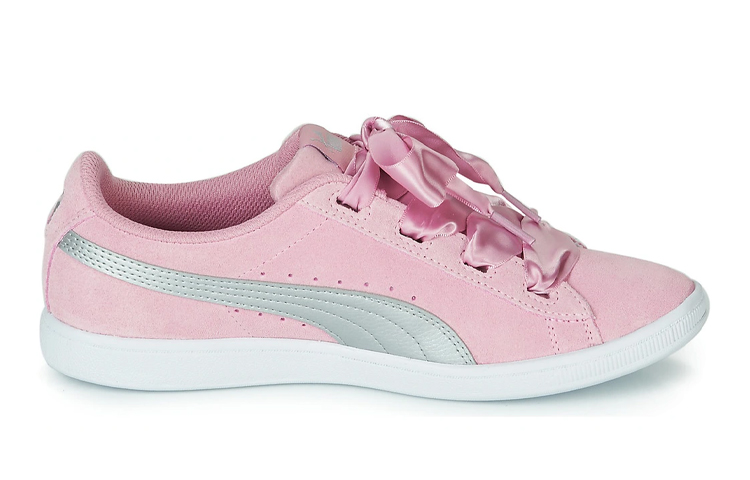 Order 大童 PUMA Vikky Ribbon Jr 低筒 兒童運動鞋 粉白