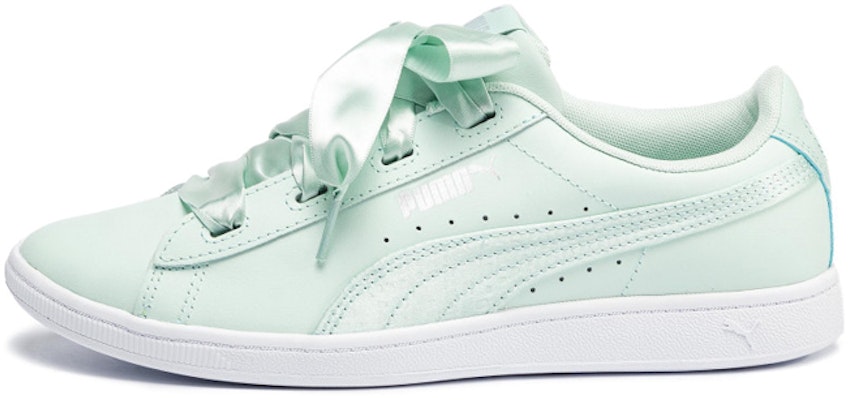 (Youth) Puma Vikky Ribbon L Satin 'Mint Green Bow' 369542-01 Buy (Youth) Puma Vikky Ribbon L Satin 'Mint Green Bow' 369542-01