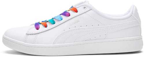 (Youth) Puma Vikky v2 'White Low Top' 381511-01 (Youth) Puma Vikky v2 'White Low Top' 381511-01