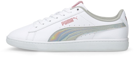 (Youth) Puma Vikky v2 'Laser Logo White Silver' 381839-01 (Youth) Puma Vikky v2 'Laser Logo White Silver' 381839-01