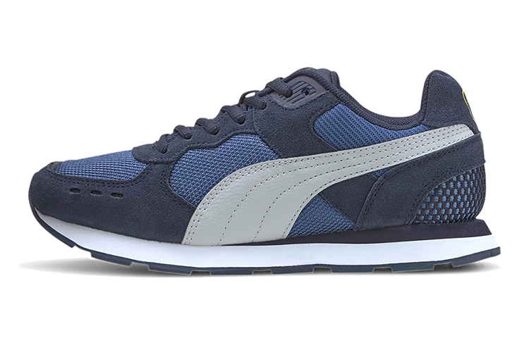 (Youth) Puma Vista Low Top Running Shoes Blue/Grey/White 369539-09