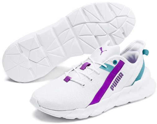 (Youth) Puma Weave Xt Training Jr 'White Purple' 192828-03 Lookbook (Youth) Puma Weave Xt Training Jr 'White Purple' 192828-03
