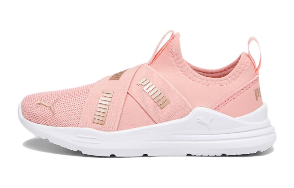(Youth) Puma Wired 'Pink White' 381994-13
