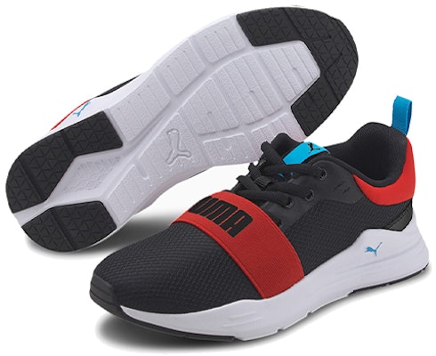 (PS) Puma Wired Run Agile Imeva (Grande) Zapatillas Negro/Rojo/Blanco 374433-02 Purchase (PS) Puma Wired Run Agile Imeva (Grande) Zapatillas Negro/Rojo/Blanco 374433-02