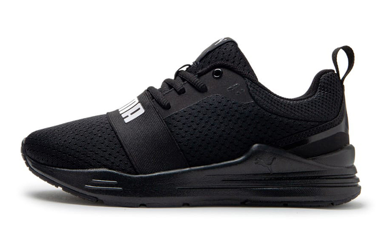 (Youth) Puma Wired Run 'Black' 384325-51