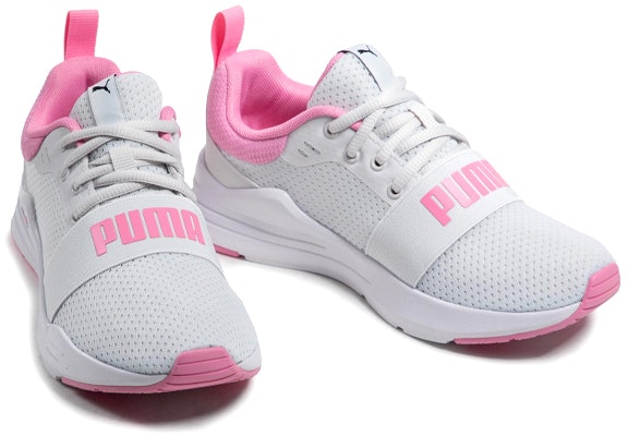 大童 Puma Wired Run Agile Imeva 粉白色 低筒運動鞋 Lookbook 大童 Puma Wired Run Agile Imeva 粉白色 低筒運動鞋