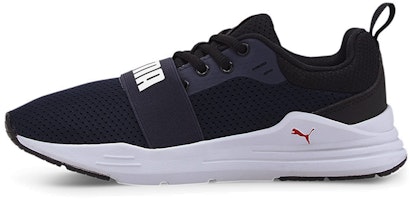 (Youth) Puma Wired Run Agile Imeva Low Running Shoes White/Blue 374214-03 (Youth) Puma Wired Run Agile Imeva Low Running Shoes White/Blue 374214-03