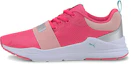 Buy (JR) Puma Wired Run Agile Imeva Baskets Basses Course Rose/Blanc/Argent 374433-03