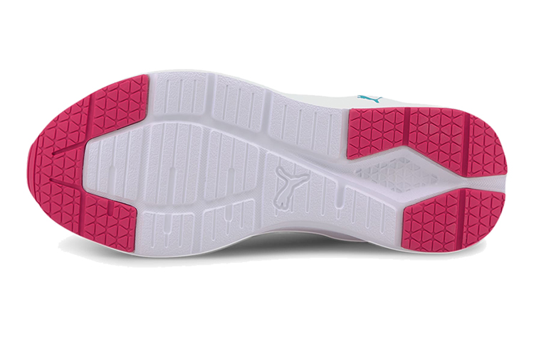 Details for (JR) Puma Wired Run Agile Imeva Baskets Basses Course Rose/Blanc/Argent 374433-03