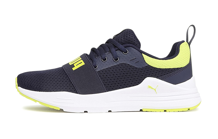 (Youth) Puma Wired Run Big Kid 'Peacoat Sulphur Spring' 374214-07