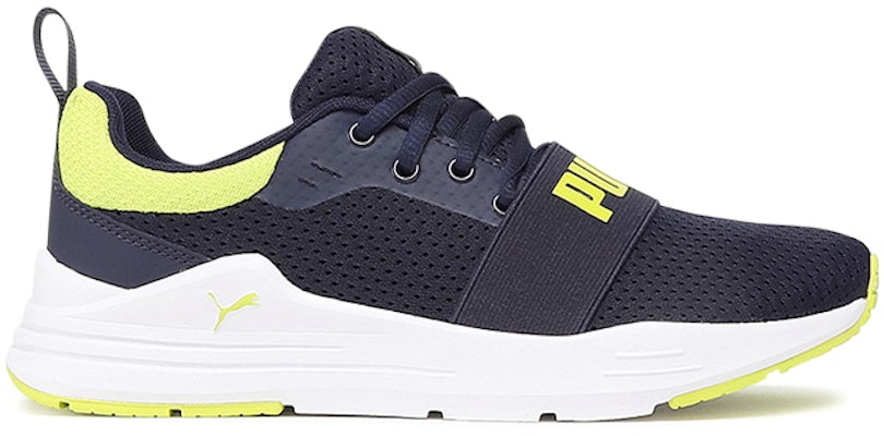 (Youth) Puma Wired Run Big Kid 'Peacoat Sulphur Spring' 374214-07 Order (Youth) Puma Wired Run Big Kid 'Peacoat Sulphur Spring' 374214-07