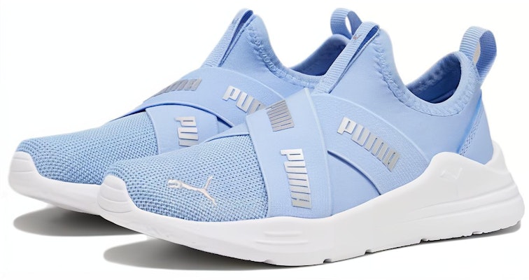 (Youth) Puma Wired Run Slip On 'Blue White' 381994-12 Lookbook (Youth) Puma Wired Run Slip On 'Blue White' 381994-12