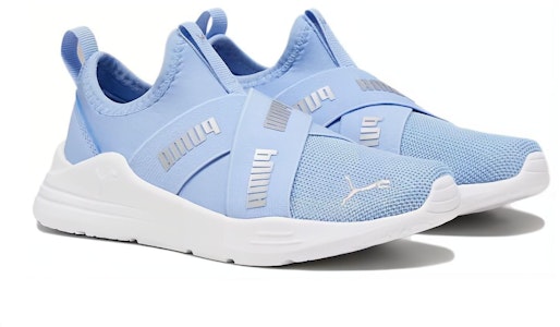 兒童 PUMA Wired 舒適 防滑耐磨 兒童休閒鞋 淺藍色 Shop 兒童 PUMA Wired 舒適 防滑耐磨 兒童休閒鞋 淺藍色