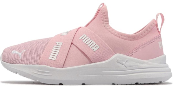 (青年)Puma 無繫帶跑步鞋 小童款 '杏花色' 381994-07 Buy (青年)Puma 無繫帶跑步鞋 小童款 '杏花色' 381994-07