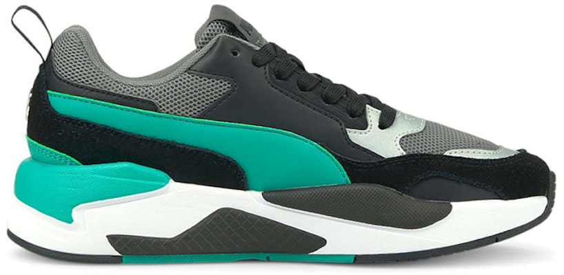 大童 Puma Mercedes F1 X-ray 2 拼接拼色 復古運動鞋 黑灰綠 Order 大童 Puma Mercedes F1 X-ray 2 拼接拼色 復古運動鞋 黑灰綠
